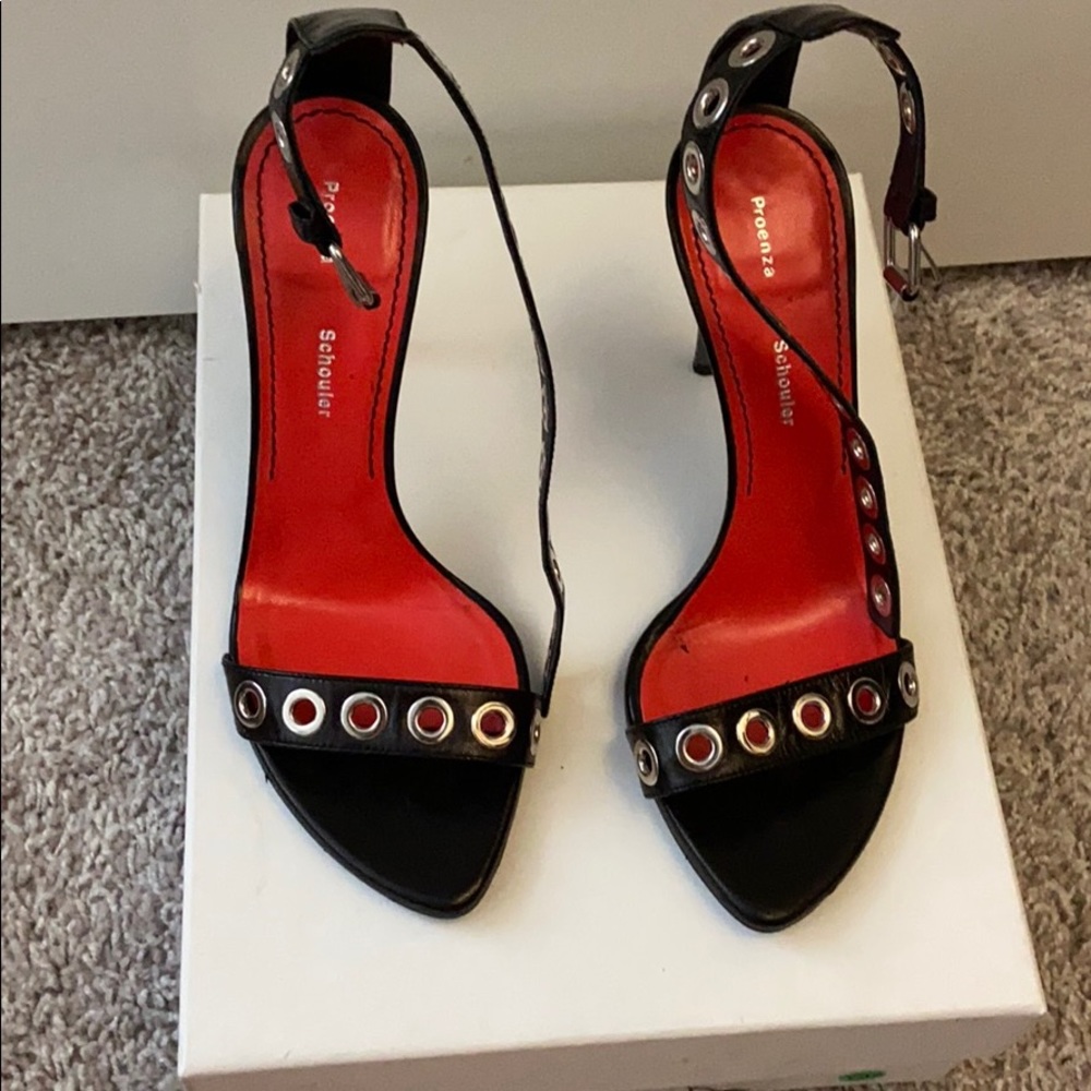 Proenza schouler black sandal